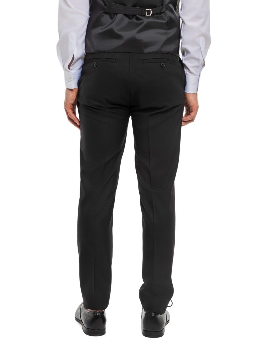 Κοστούμι Black Papigion μαυρο SLIM FIT