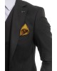 Κοστούμι Black Papigion μαυρο SLIM FIT