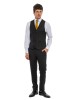 Κοστούμι Black Papigion μαυρο SLIM FIT