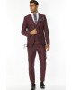 Κοστούμι Vittorio Firenze μωβ SLIM FIT