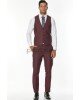 Κοστούμι Vittorio Firenze μωβ SLIM FIT