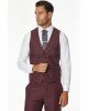 Κοστούμι Vittorio Firenze μωβ SLIM FIT