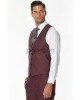 Κοστούμι Vittorio Firenze μωβ SLIM FIT