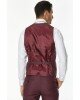 Κοστούμι Vittorio Firenze μωβ SLIM FIT