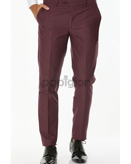 Κοστούμι Vittorio Firenze μωβ SLIM FIT