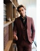 Κοστούμι Vittorio Firenze μωβ SLIM FIT