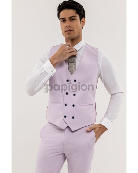 Κοστούμι Dezign λιλά SLIM FIT