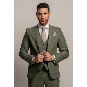 Κοστούμι Black Papigion Bermano λαδί