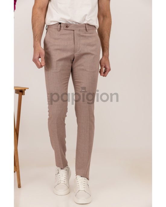 Κοστούμι Dezign σομόν SLIM FIT