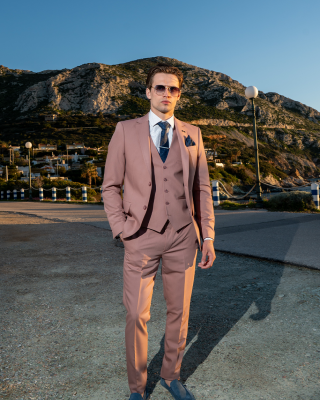 Κοστούμι Black Papigion Lοuka σομόν