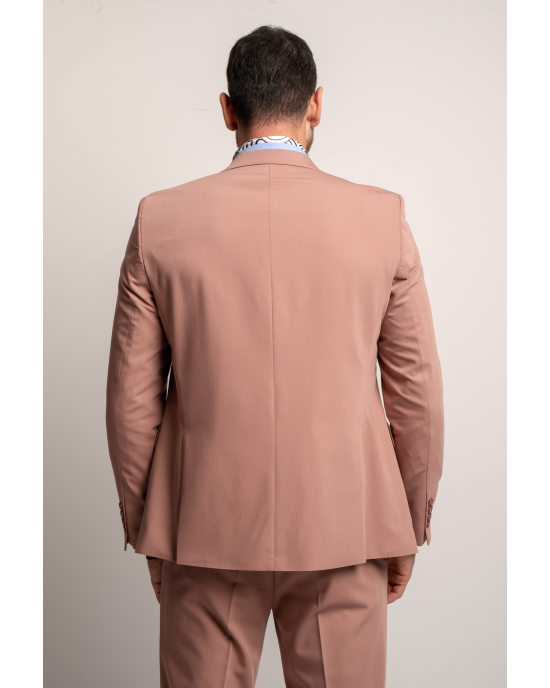 Κοστούμι Black Papigion Lοyka σομόν SLIM FIT