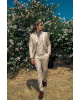 Κοστούμι Black Papigion Toscany σομόν SLIM FIT
