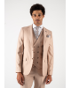 Κοστούμι Black Papigion Toscany σομόν SLIM FIT