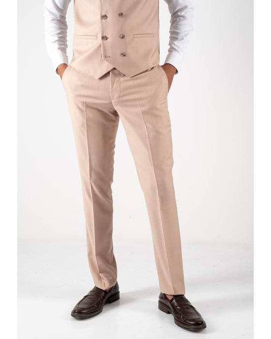 Κοστούμι Black Papigion Toscany σομόν SLIM FIT