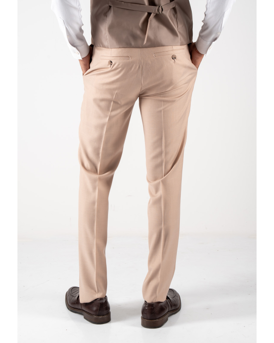 Κοστούμι Black Papigion Toscany σομόν SLIM FIT