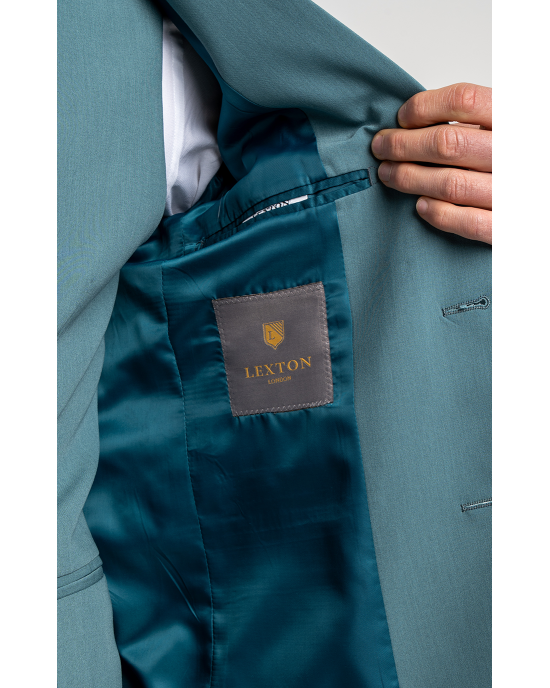 Κοστούμι Lexton πετρόλ SLIM FIT