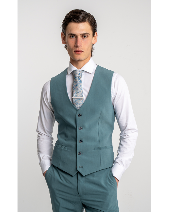 Κοστούμι Lexton πετρόλ SLIM FIT