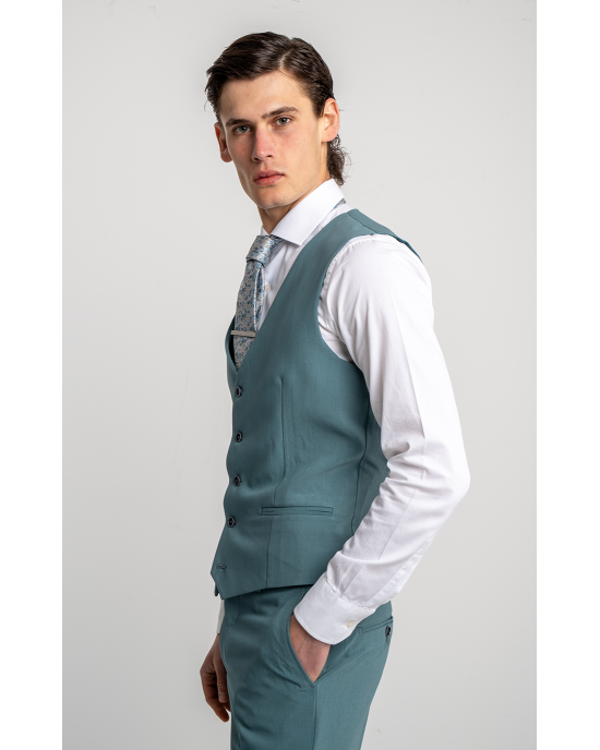 Κοστούμι Lexton πετρόλ SLIM FIT