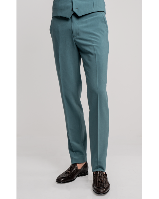 Κοστούμι Lexton πετρόλ SLIM FIT