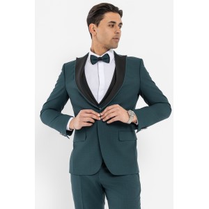 Κοστούμι 19V69 Italia Versace Abbigliamento Mario πετρόλ Κοστούμι 19V69 Italia Versace Abbigliamento Mario πετρόλ