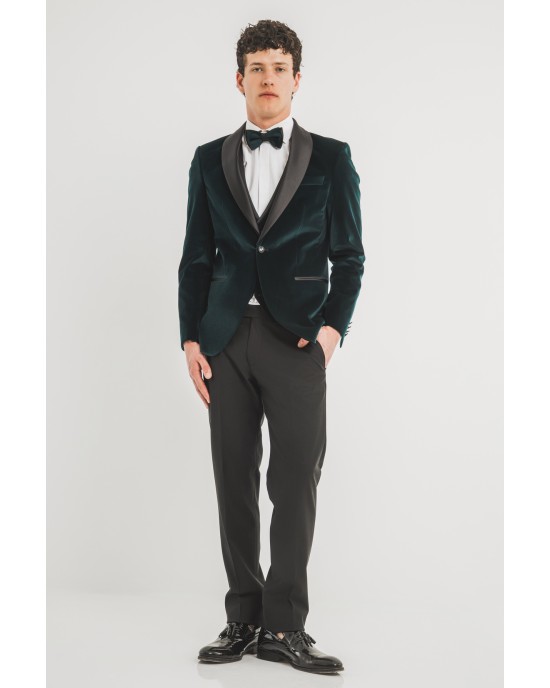 Κοστούμι Versace πετρόλ SLIM FIT