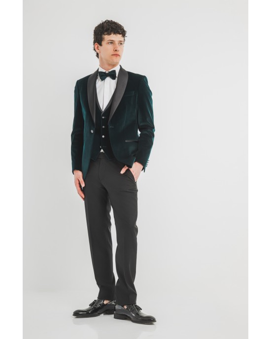 Κοστούμι Versace πετρόλ SLIM FIT