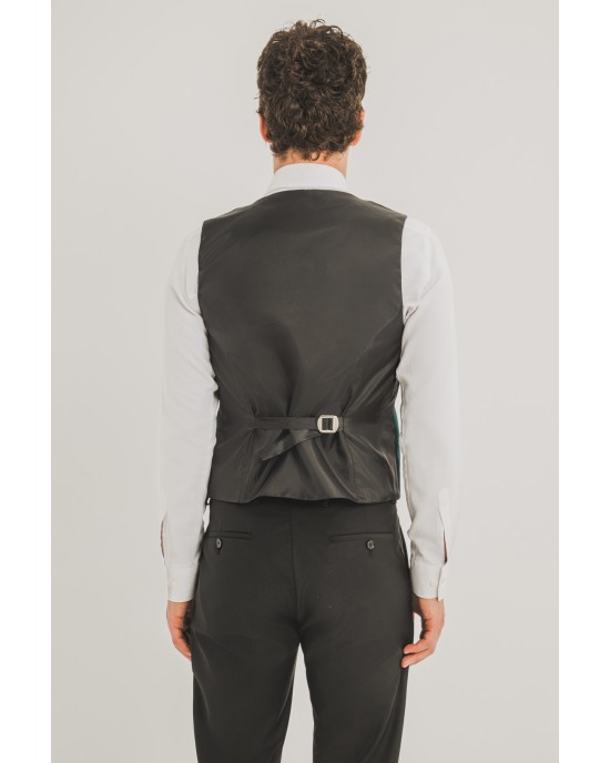 Κοστούμι Versace πετρόλ SLIM FIT