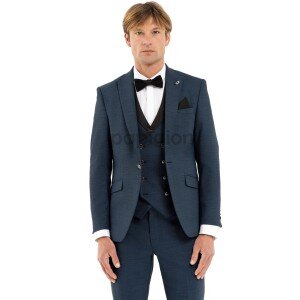 Κοστούμι 19V69 Italia Versace Abbigliamento Fransesco πετρόλ