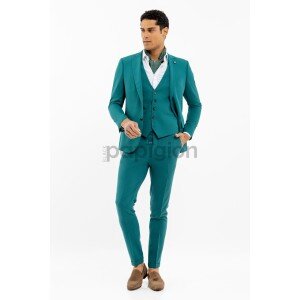 Κοστούμι Vittorio Etore πετρόλ Κοστούμι Vittorio Etore πετρόλ