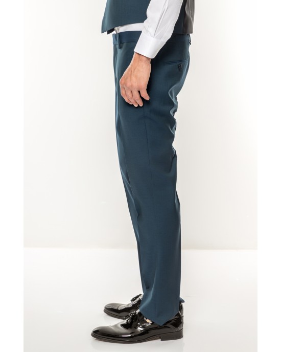 Κοστούμι Guy Laroche Homme πετρόλ SLIM FIT