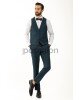 Κοστούμι Vittorio Smokin πετρόλ SLIM FIT