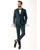 Κοστούμι Vittorio Smokin πετρόλ SLIM FIT