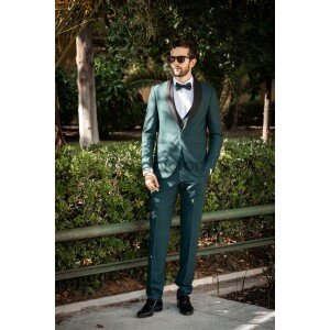 Κοστούμι 19V69 Italia Versace Abbigliamento Nikola πετρόλ