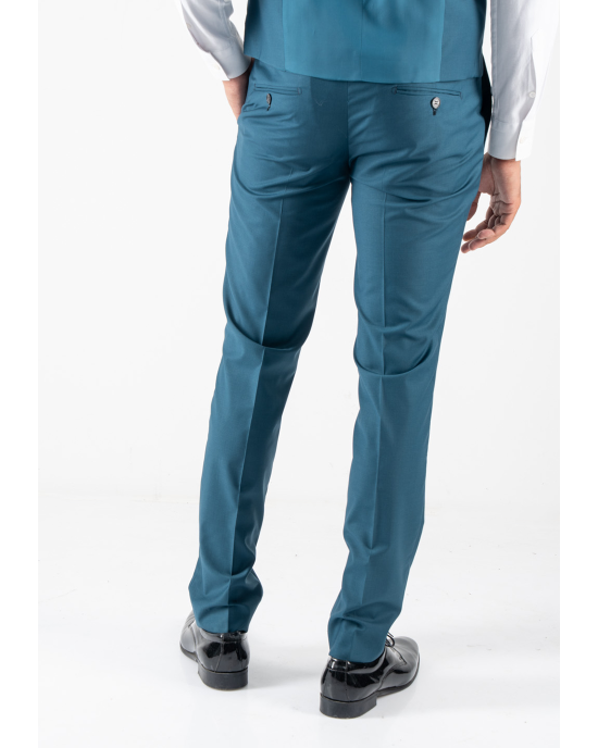 Κοστούμι Guy Laroche Homme πετρόλ SLIM FIT