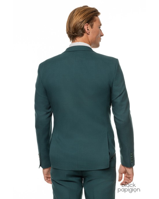 Κοστούμι Black Papigion πετρόλ SLIM FIT