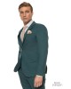 Κοστούμι Black Papigion πετρόλ SLIM FIT