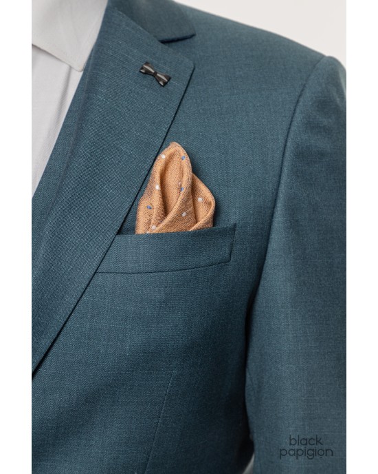 Κοστούμι Black Papigion πετρόλ SLIM FIT
