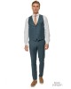 Κοστούμι Black Papigion πετρόλ SLIM FIT