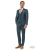 Κοστούμι Black Papigion πετρόλ SLIM FIT