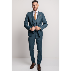 Κοστούμι Black Papigion Veneto πετρόλ