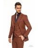 Κοστούμι Vittorio Adriano κεραμιδί SLIM FIT