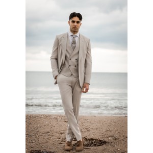 Κοστούμι Hugo εκρού Κοστούμι Hugo εκρού