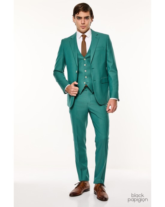 Κοστούμι Artisti Italiani μέντα SLIM FIT