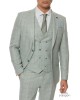 Κοστούμι Black Papigion μέντας με καρό πράσινο SLIM FIT
