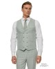 Κοστούμι Black Papigion μέντας με καρό πράσινο SLIM FIT