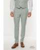 Κοστούμι Black Papigion μέντας με καρό πράσινο SLIM FIT