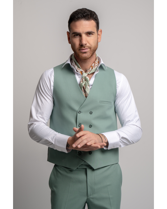 Κοστούμι Black Papigion Porto μέντας SLIM FIT