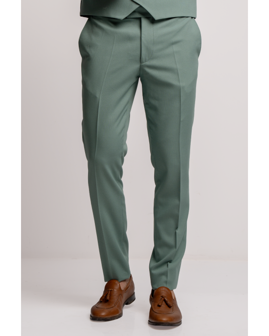 Κοστούμι Black Papigion Porto μέντας SLIM FIT