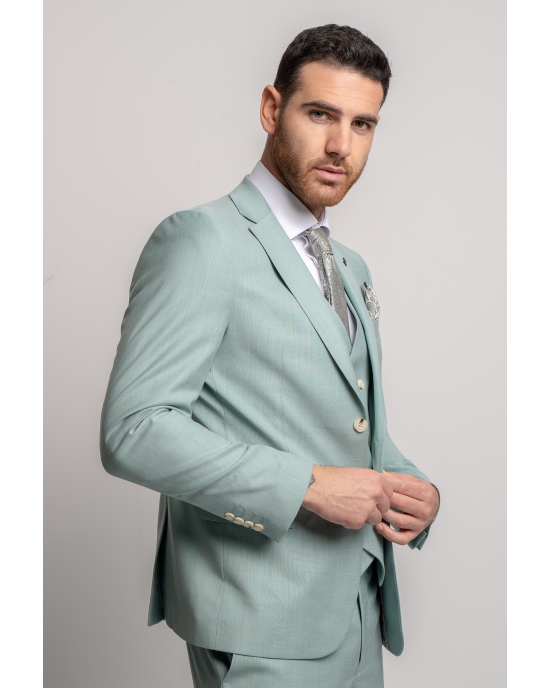 Κοστούμι Black Papigion Veneto μέντας SLIM FIT