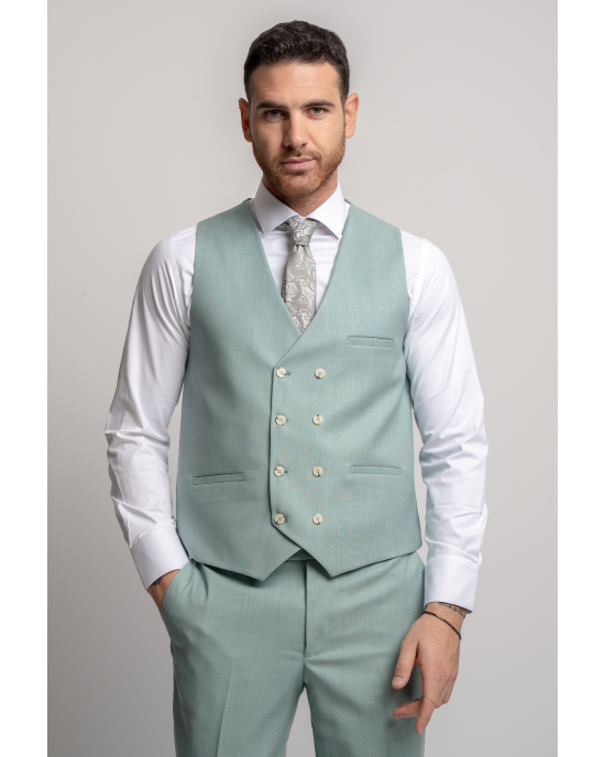 Κοστούμι Black Papigion Veneto μέντας SLIM FIT